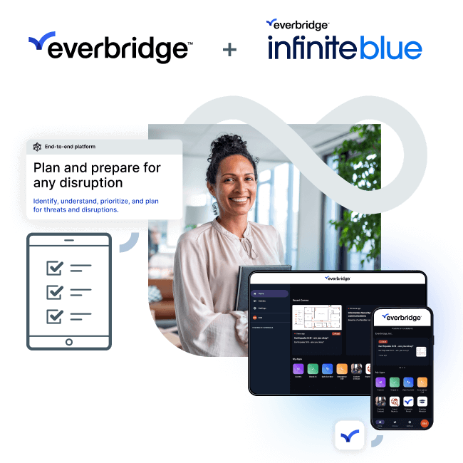 infinite blue business continuity and everbridge