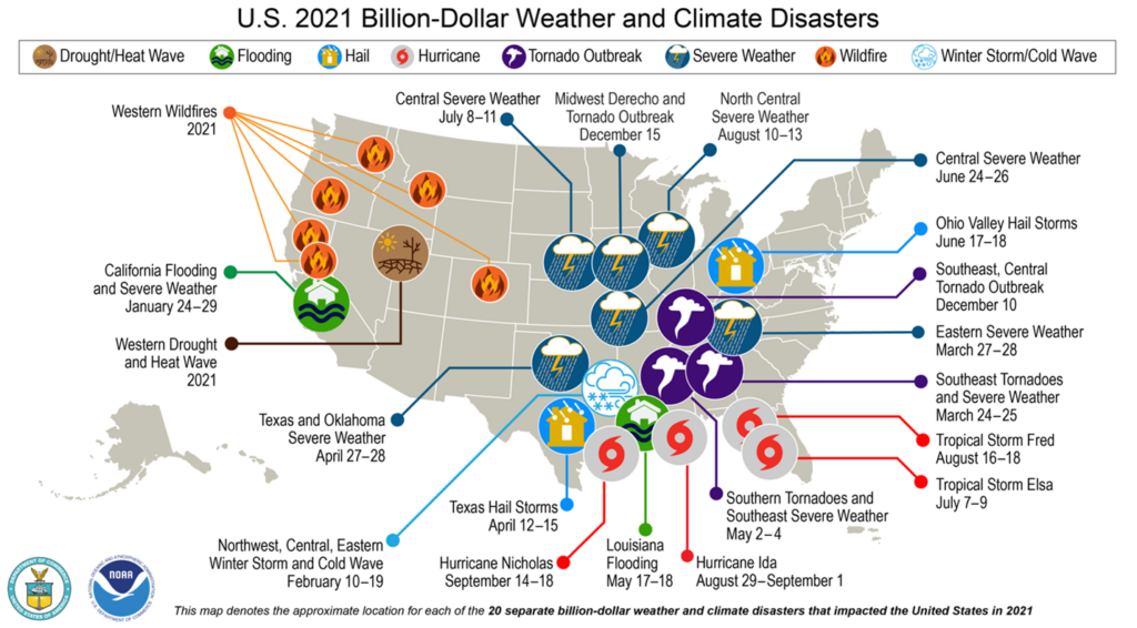 Climate Disaster Map