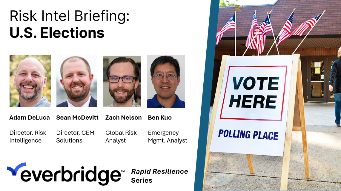 Risk intel briefing for U.S. elections