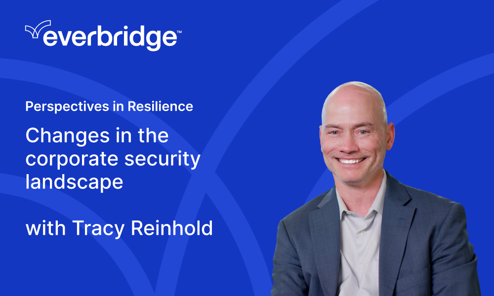 Changes in the corporate security landscape, with Tracy Reinhold | Perspectives in Resilience